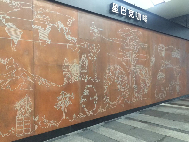 龙岗耐候钢幕墙