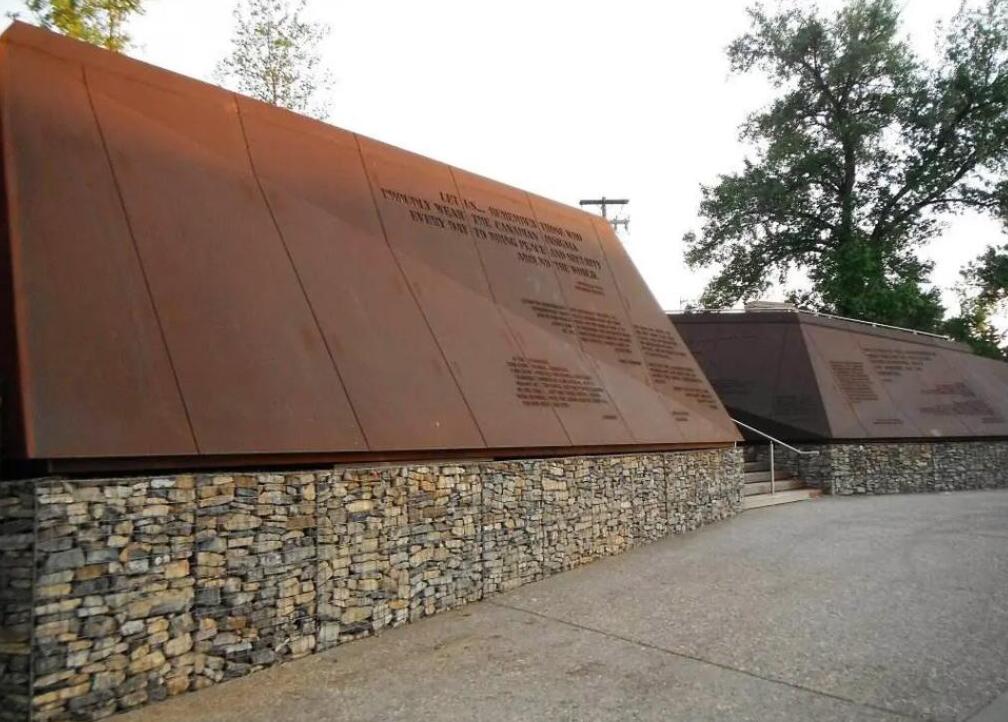 龙岗耐候钢板挡土墙